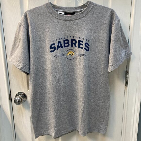 Vintage Buffalo Sabres NHL Old Time Sports All Guts No Glory T-shirt Size Large - Picture 1 of 8